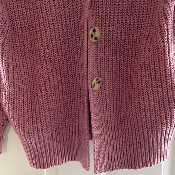 FREE PEOPLE Swim Too Deep Cardigan NWT Sz XS Smoked Pink - Picture 13 of 16